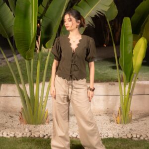 UNISEX BEIGE TROUSER